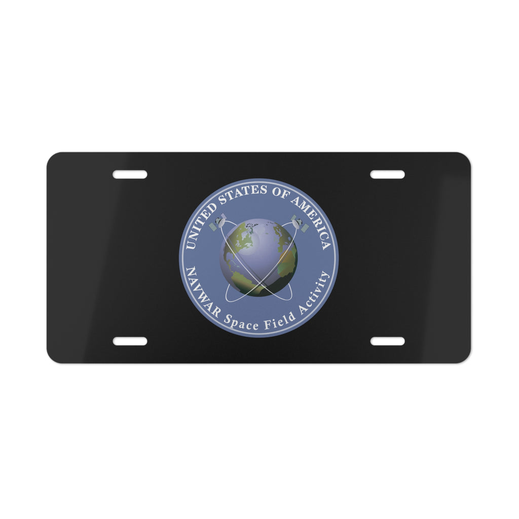 Vanity License Plate - NAVWAR Space Field Activity wo Txt X 300