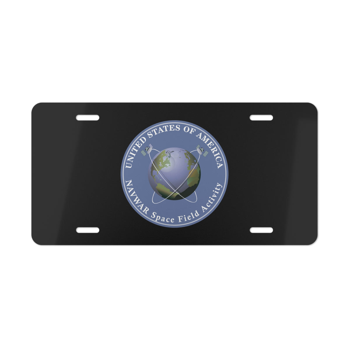 Vanity License Plate - NAVWAR Space Field Activity wo Txt X 300