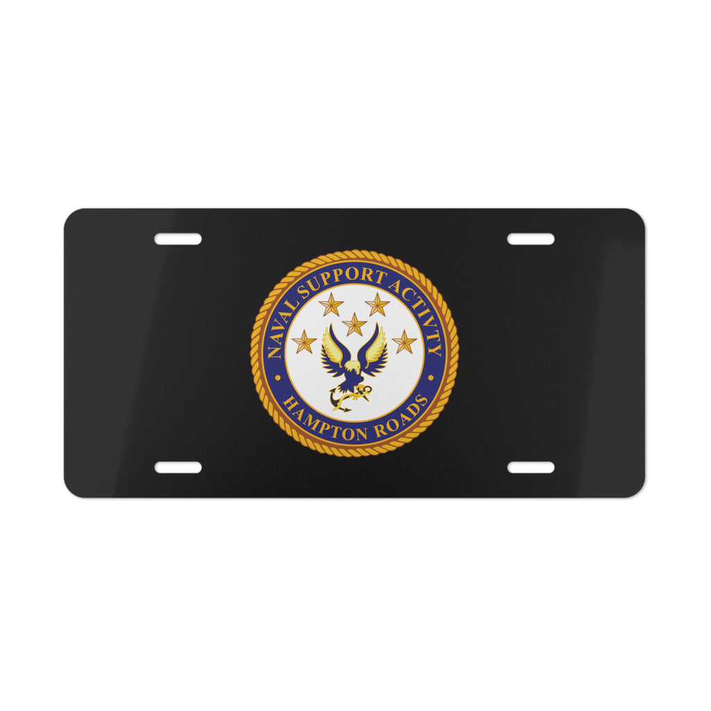 Vanity License Plate - Navy - Naval Support Activity - Hampton Roads