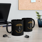 Black Mug (11oz, 15oz) - Navy - Rate - Cyber Warfare Technician (CWT)