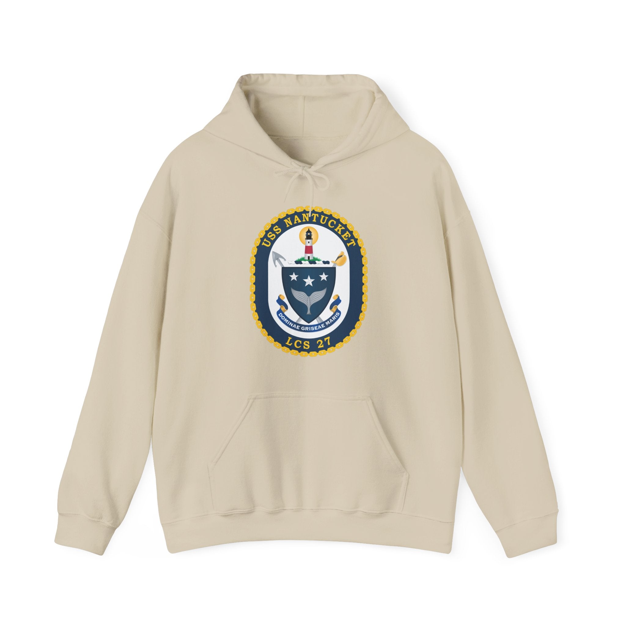 Unisex Heavy Blend™ Hoodies - Navy - USS Nantucket (LCS-27) wo txt