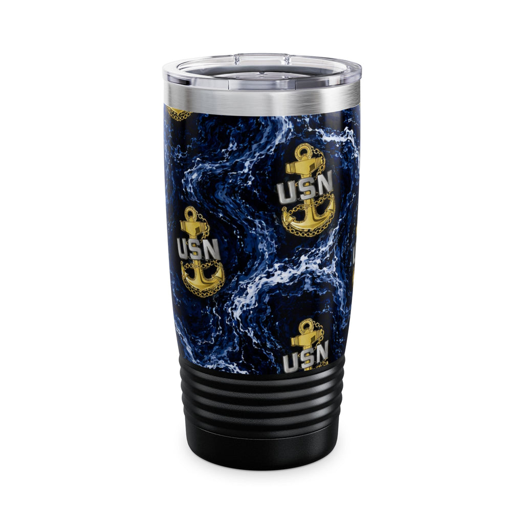 20oz Tumbler - USN Anchor