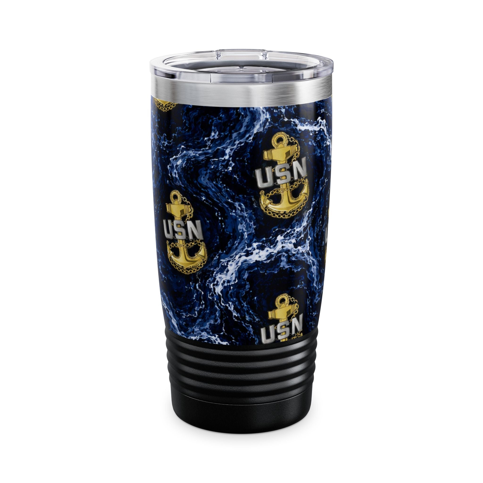 20oz Tumbler - USN Anchor