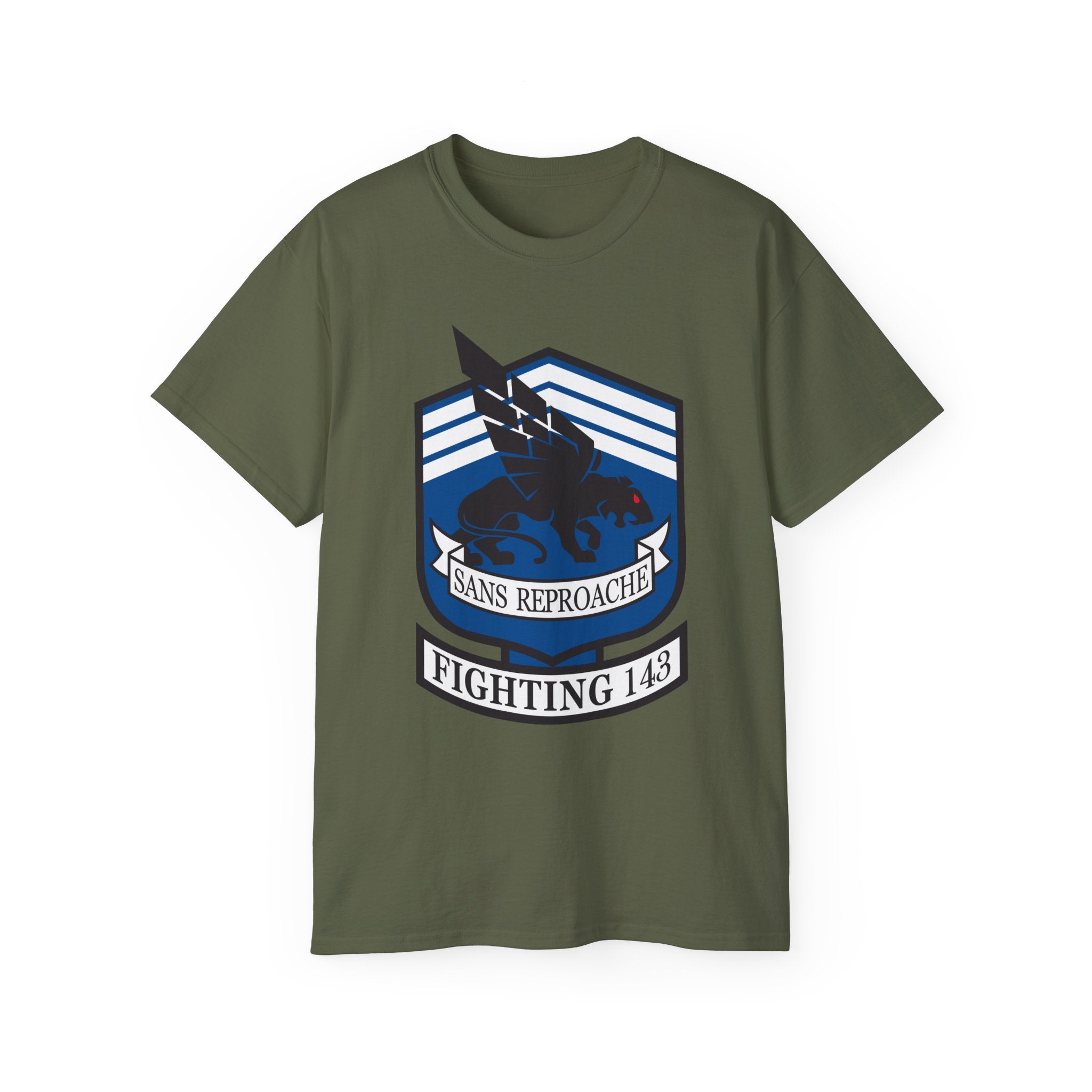 Unisex Ultra Cotton T-Shirt - Navy - Strike Fighter Squadron 143 (VFA-143) wo txt