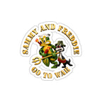 Die-Cut Vinyl Sticker - Navy - SOF - Sammy - Freddie - Go to War - 3D - Enhanced