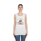 Unisex Heavy Cotton Tank Top - Navy - Seabee - Afghanistan Veteran