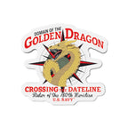 Die-Cut Magnet - Navy - Domain of the Golden Dragon wo Txt X 300