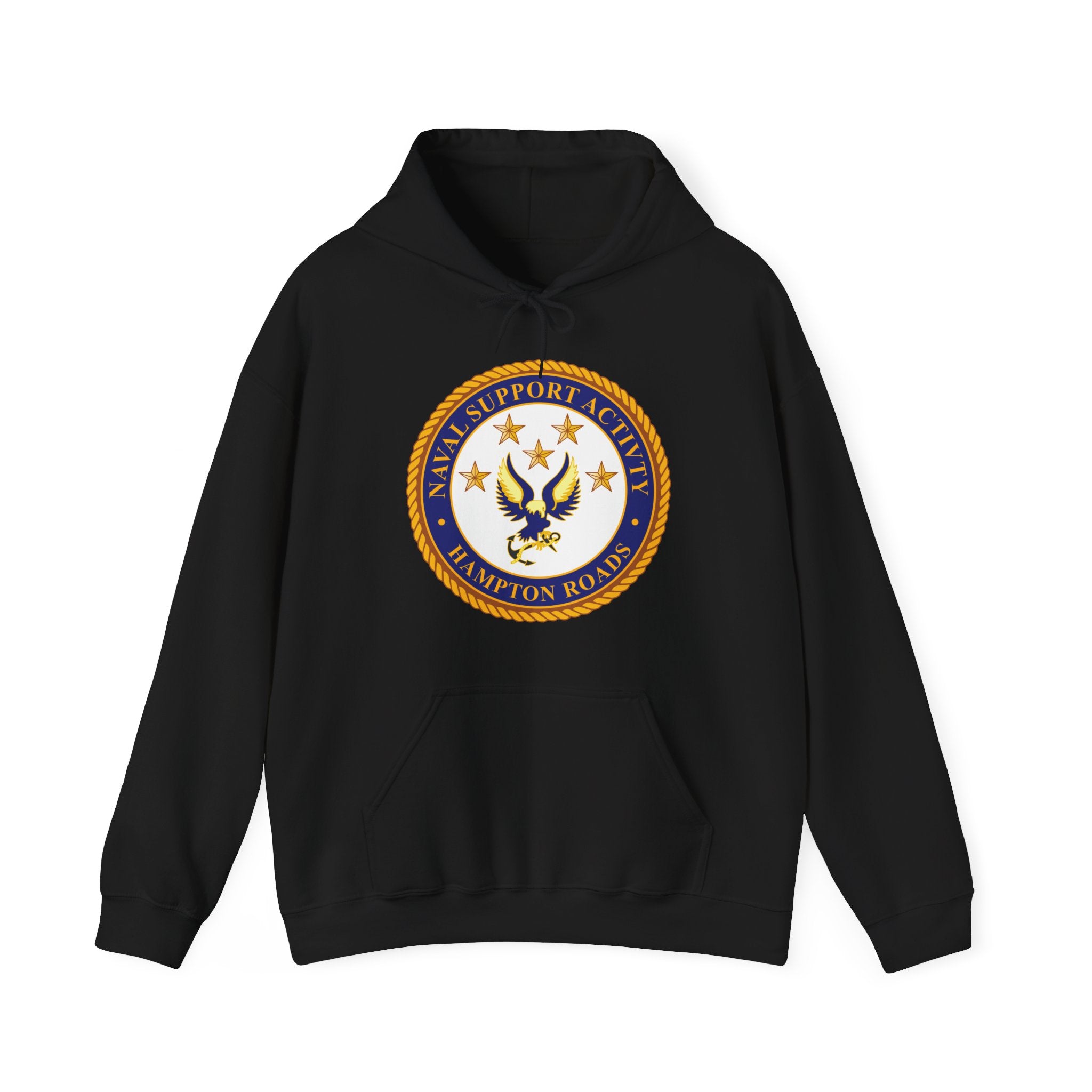 Unisex Heavy Blend™ Hoodies - Navy - Naval Support Activity - Hampton Roads