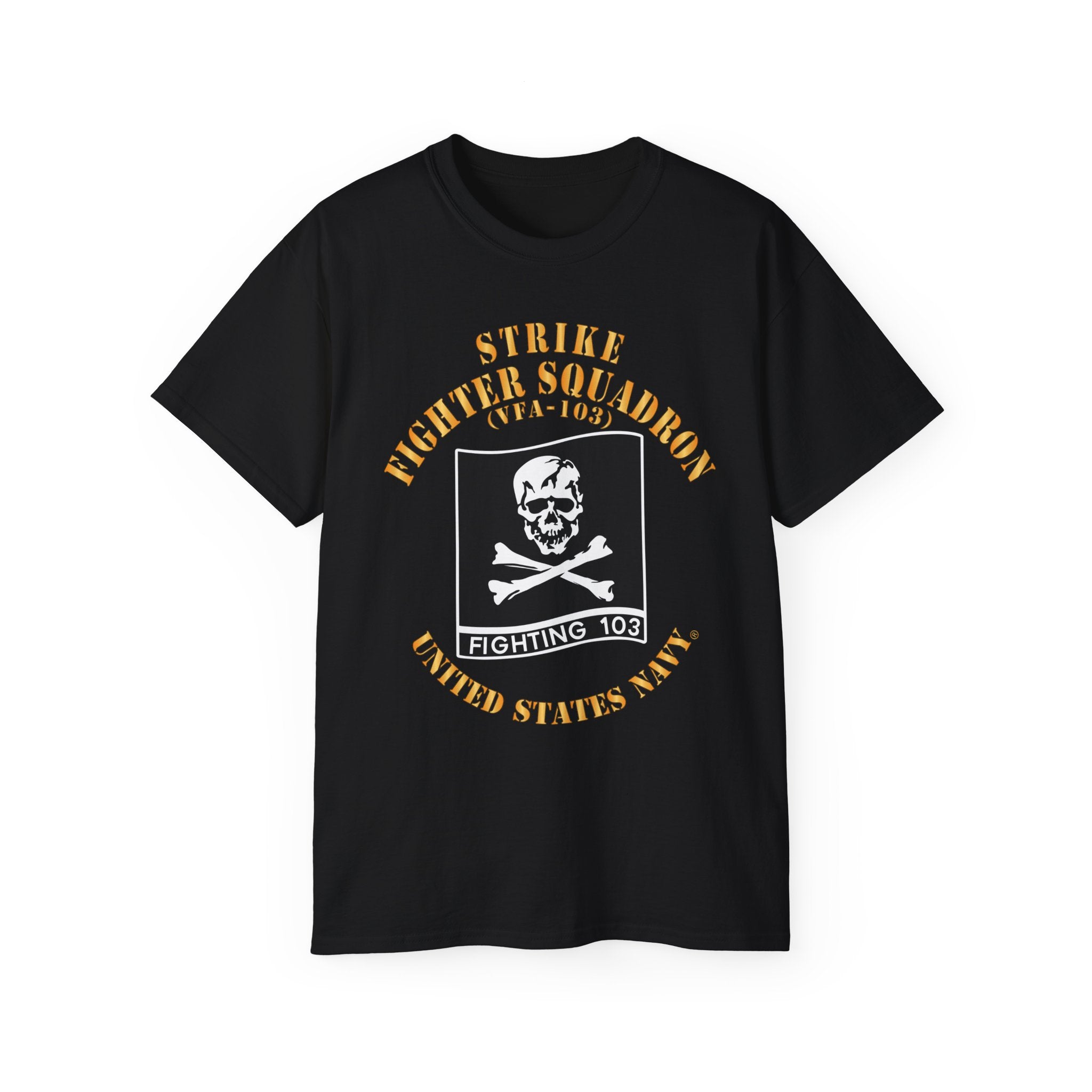 Unisex Ultra Cotton T-Shirt - Navy - Strike Fighter Squadron 103 (VFA-103)