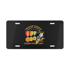 Vanity License Plate - Navy - Vietnam  Veteran - w Medals - VN - Seabee