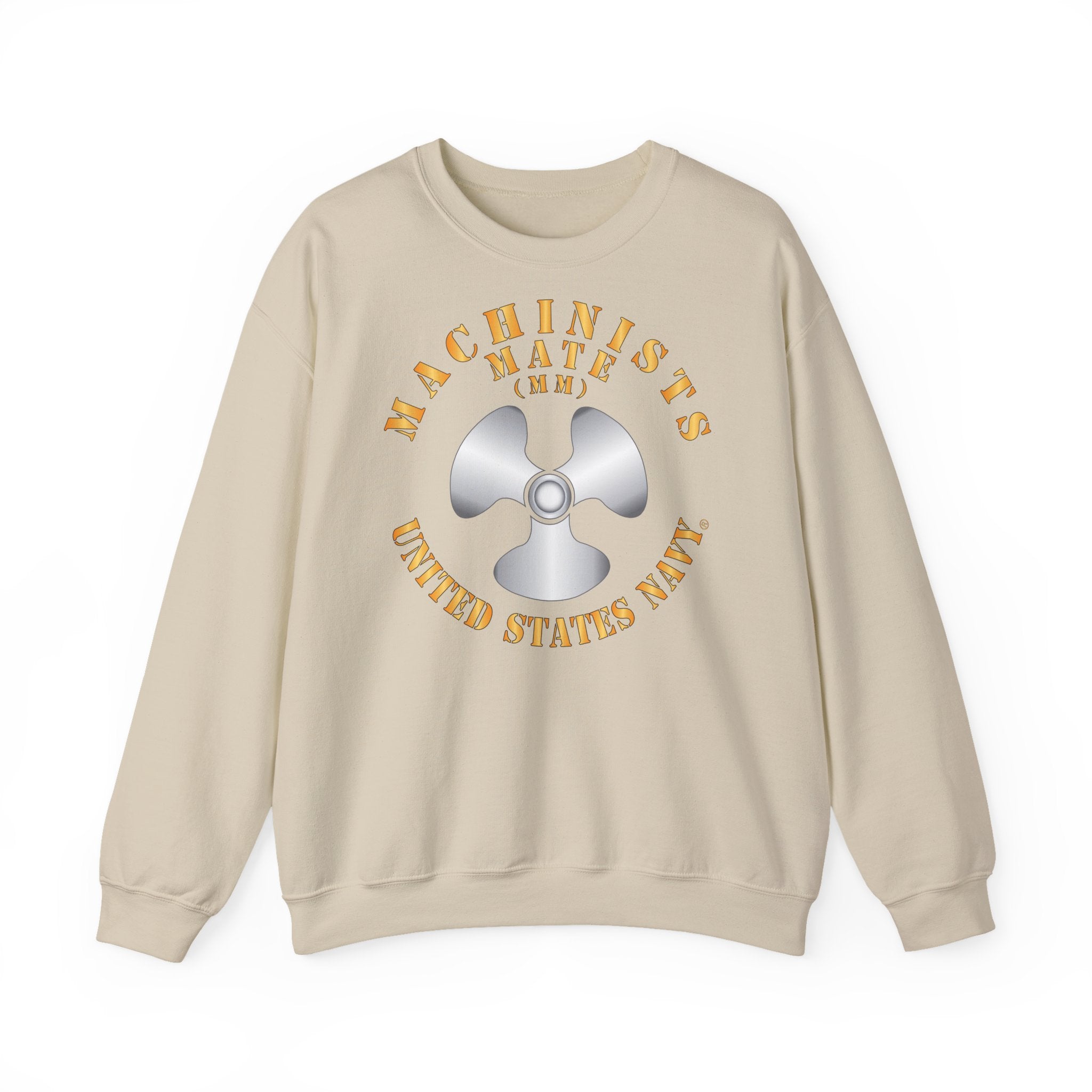 Unisex Heavy Blend™ Crewneck Sweatshirt - Navy - Rate - Machinists Mate (MM)