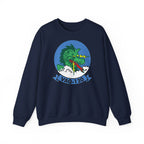 Unisex Heavy Blend™ Crewneck Sweatshirt - Navy - Electronic Attack Squadron 130 (VAQ-130) wo txt