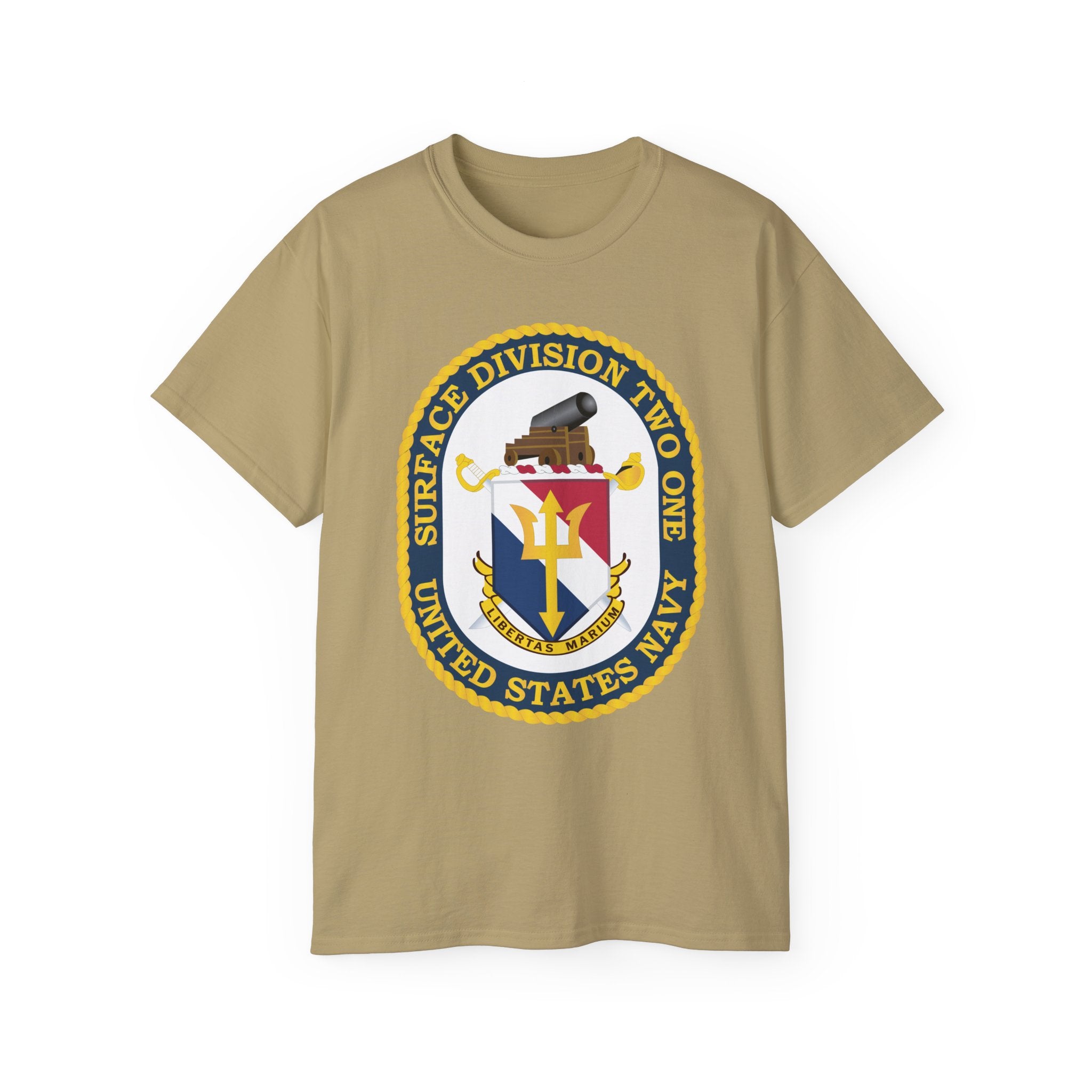 Unisex Ultra Cotton T-Shirt - Navy - Surface Division 21 wo txt