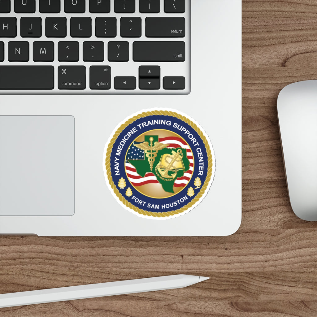 Die-Cut Vinyl Sticker - Navy Medicine Training Support Center wo txt X 300