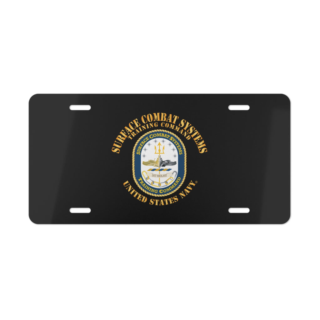 Vanity License Plate - Navy - Surface Combat Systems Training Command - DET MIDLANT