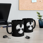 Black Mug (11oz, 15oz) - Navy - Rate - Machinists Mate (MM) wo txt