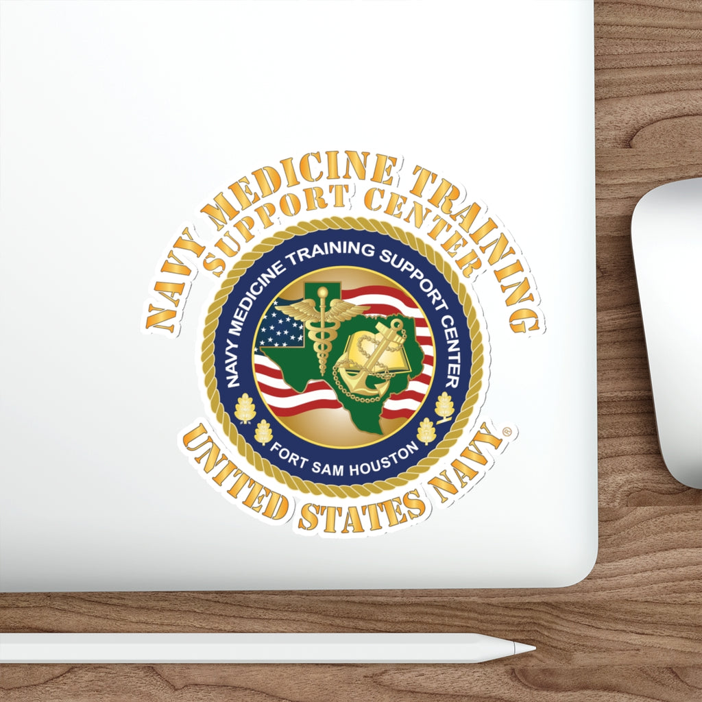 Die-Cut Vinyl Sticker - Navy Medicine Training Support Center X 300