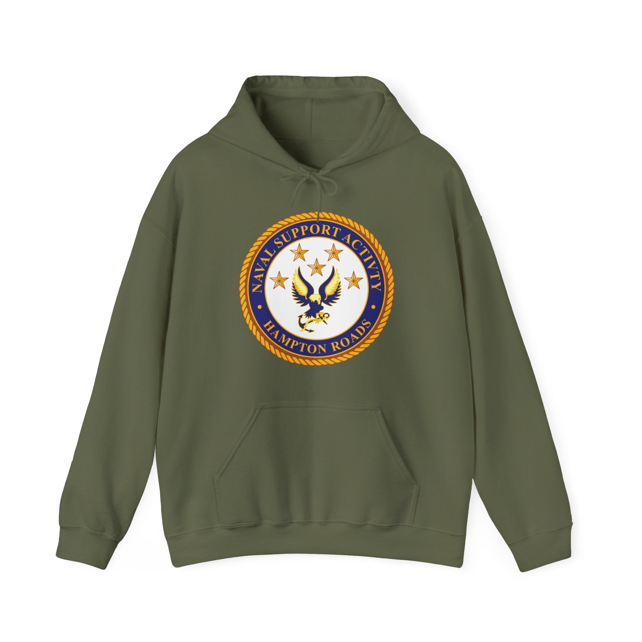 Unisex Heavy Blend™ Hoodies - Navy - Naval Support Activity - Hampton Roads