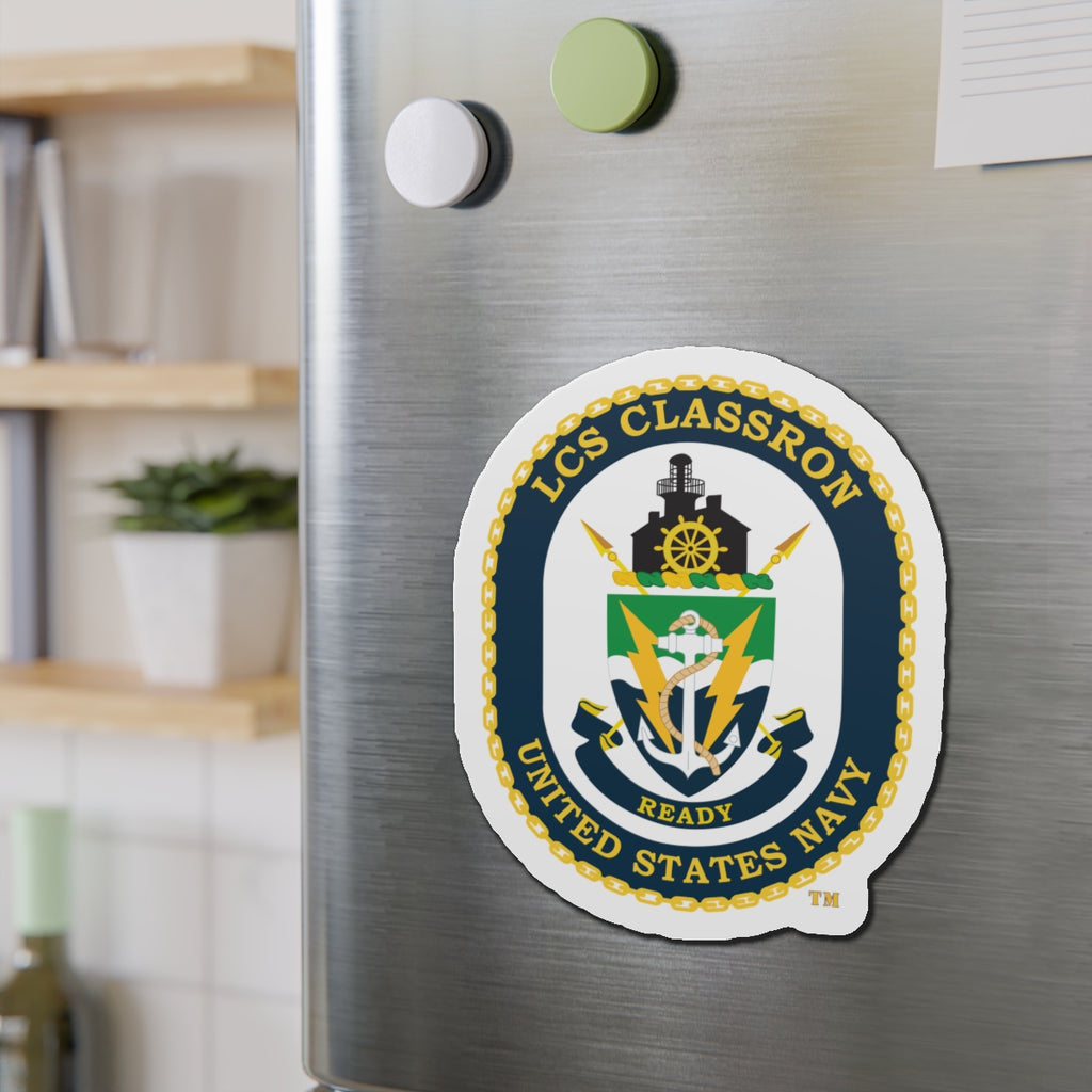 Die-Cut Magnet - Navy - LCS Classron (Littoral Combat Ship) wo txt