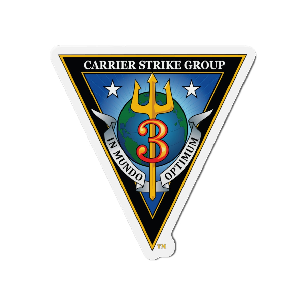 Die-Cut Magnet - Navy - Carrier Strike Group 3 (CSG-3) wo txt