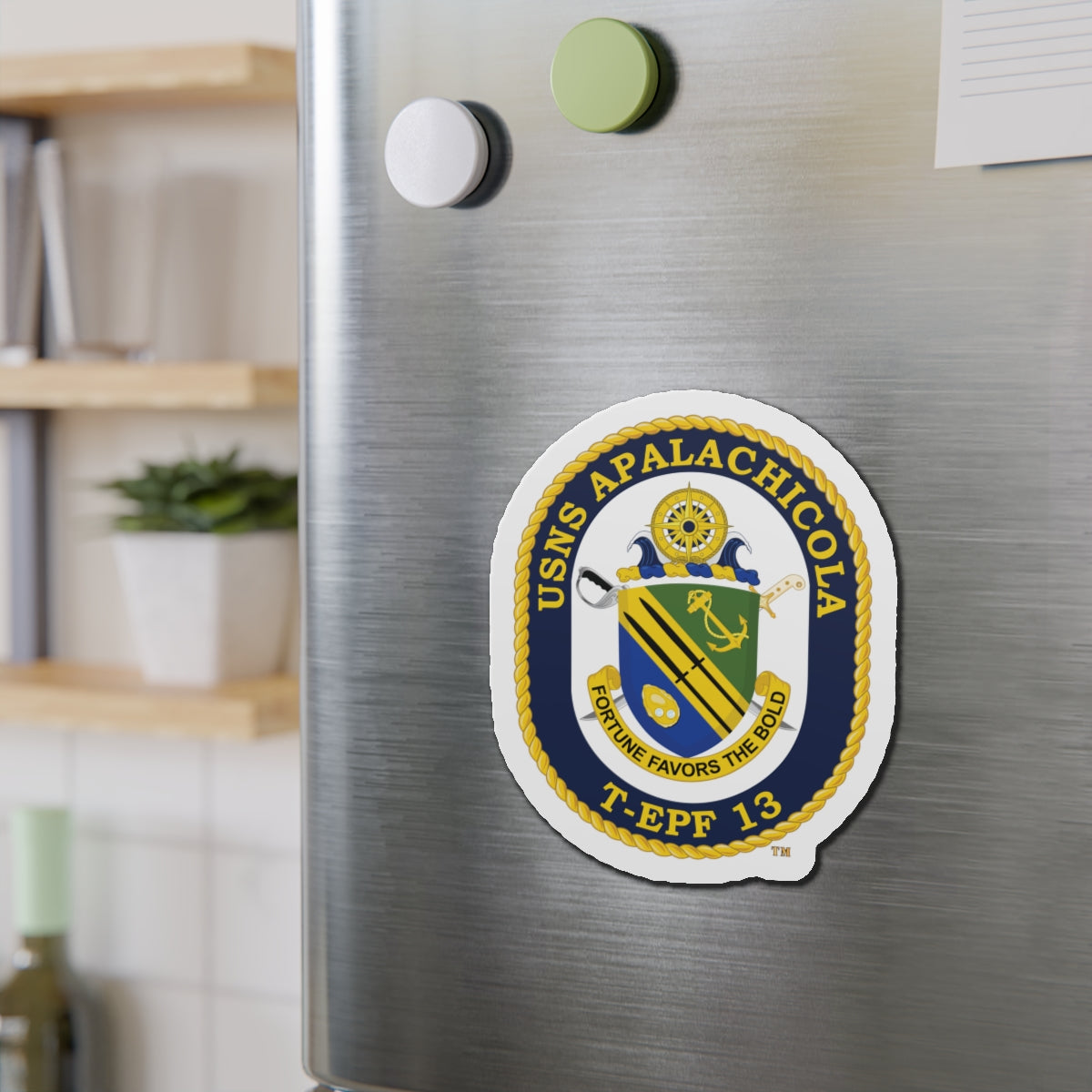 Die-Cut Magnet - Navy - USNS Apalachicola (T-EPF 13) wo txt