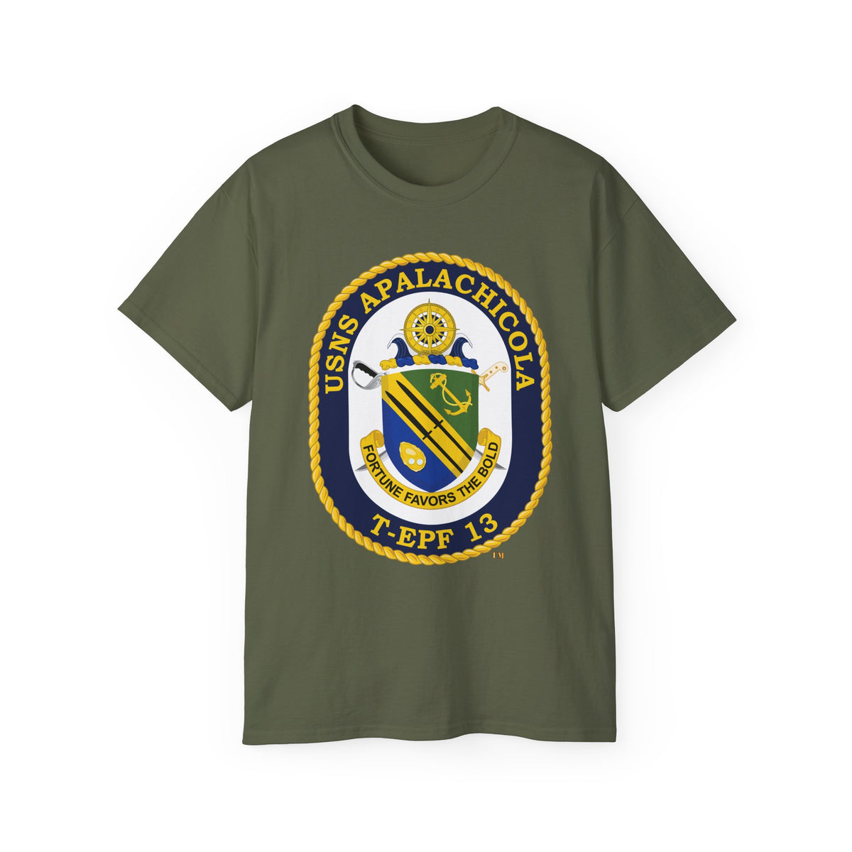 Unisex Ultra Cotton T-Shirt - Navy - USNS Apalachicola (T-EPF 13) wo txt