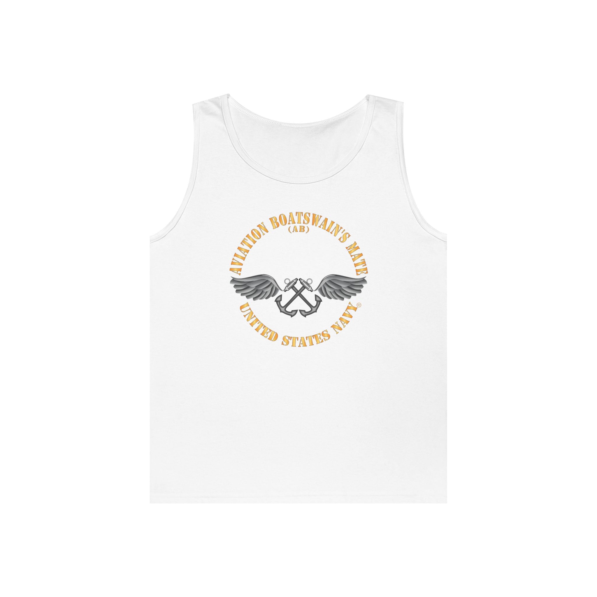 Unisex Heavy Cotton Tank Top - Navy - Rate - Aviation Boatswain's Mate (AB) X 300