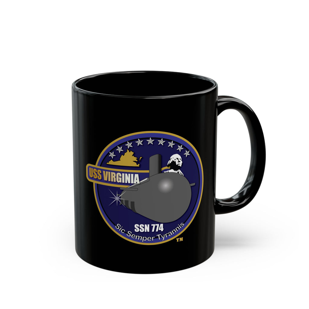 Black Mug (11oz, 15oz) - Navy - USS Virginia (SSN-774) wo txt X 300