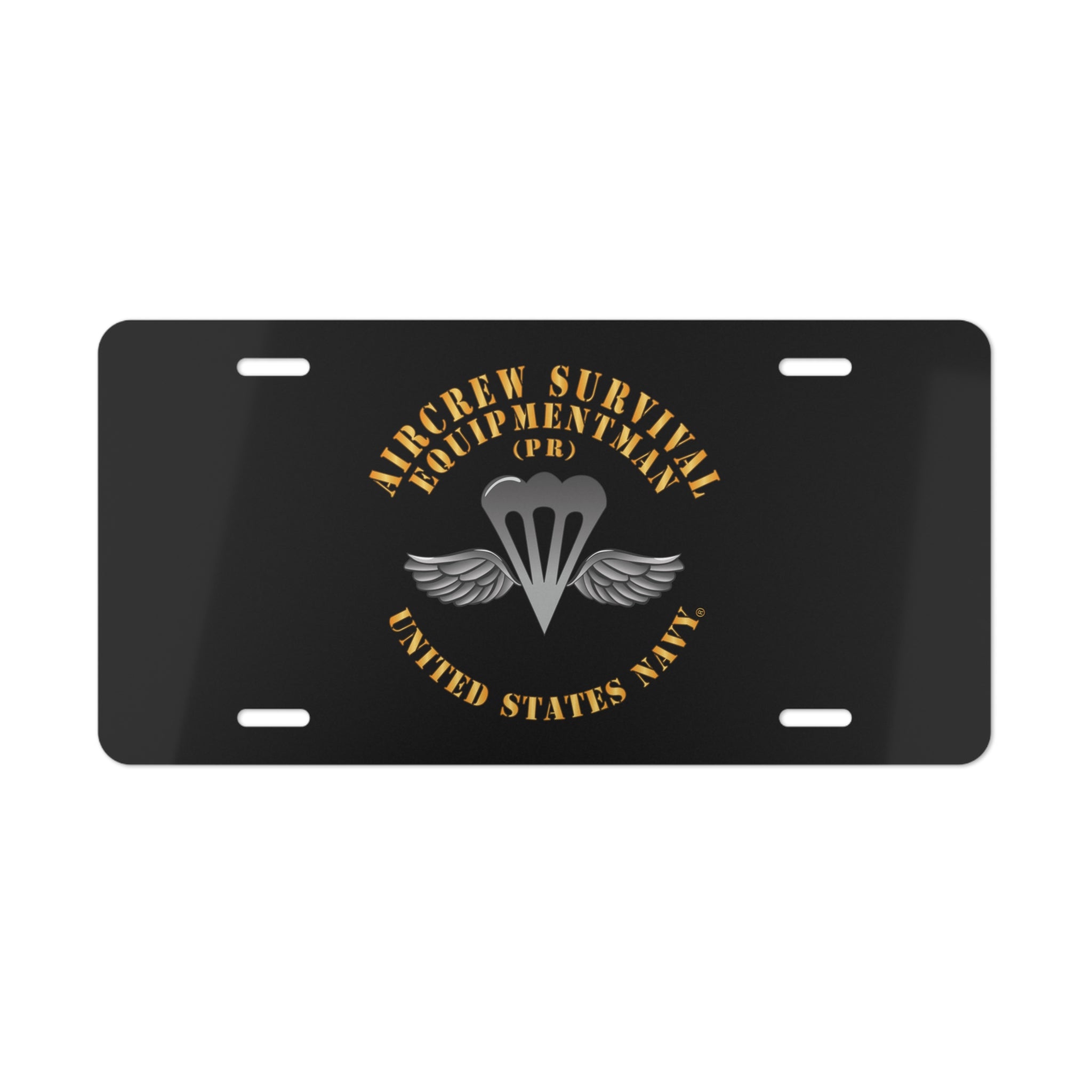 Vanity License Plate - Navy - Rate - Aircrew Survival Equipmentman (PR)
