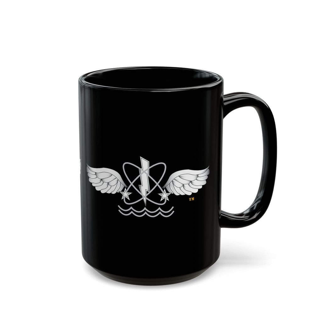 Black Mug (11oz, 15oz) - Navy - Rate - Aviation Warfare Systems Operator (AW) wo txt