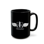 Black Mug (11oz, 15oz) - Navy - Rate - Aviation Warfare Systems Operator (AW) wo txt