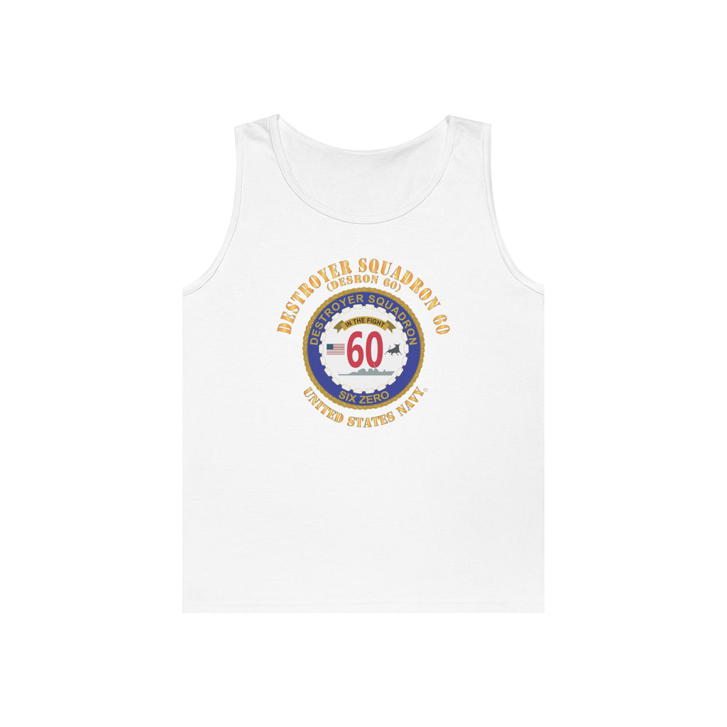 Unisex Heavy Cotton Tank Top - Navy - Destroyer Squadron 60
