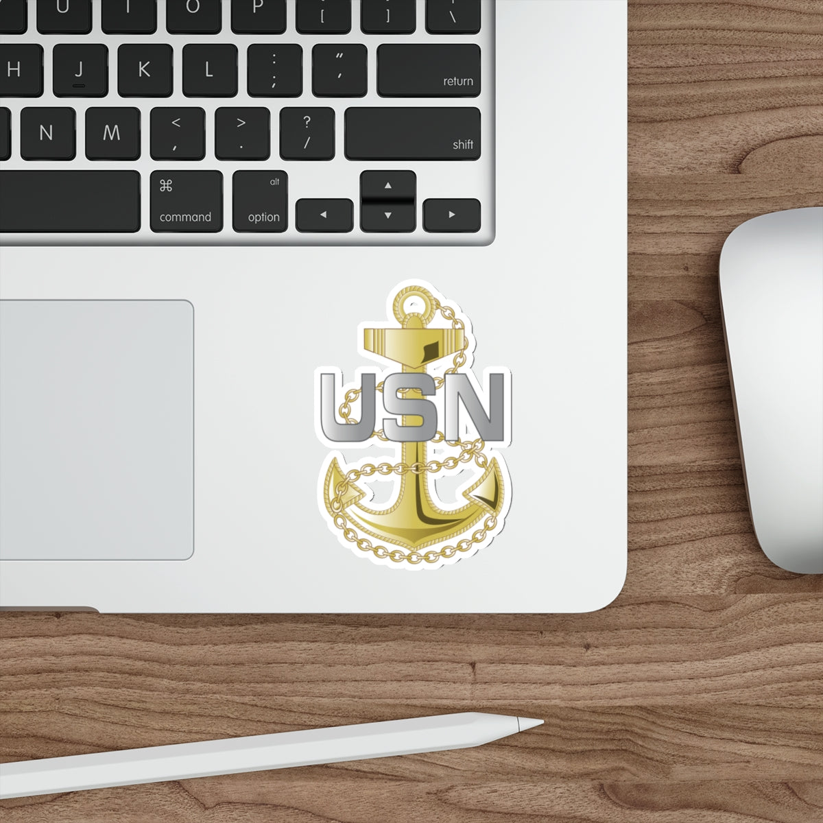 Die-Cut Vinyl Sticker - Navy - Fouled Anchor wo txt