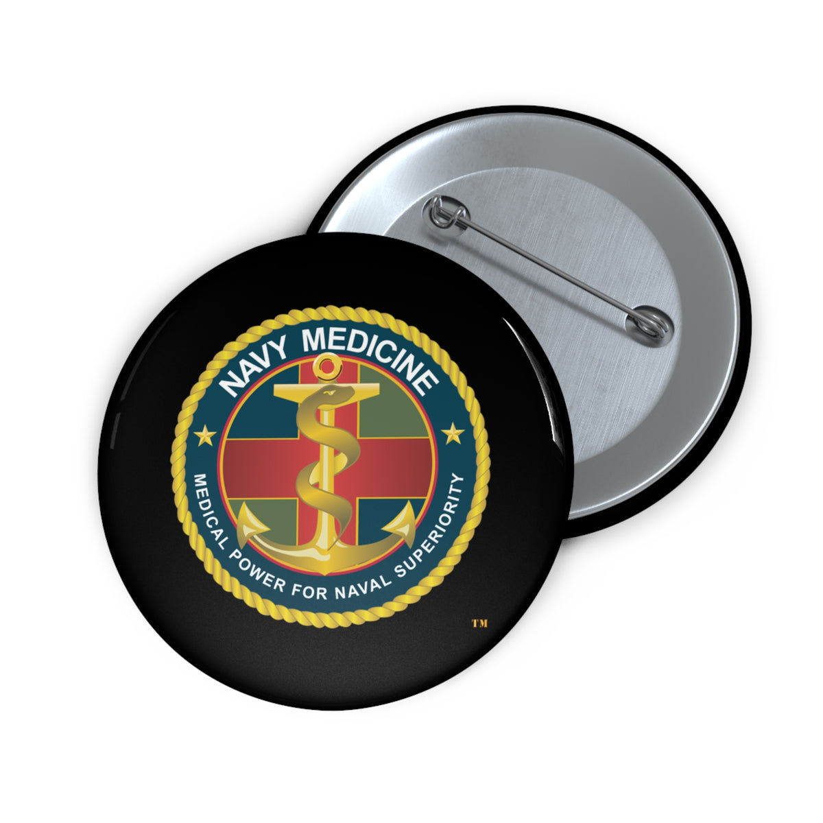 Pin Button - Navy Medicine - Medical Power for Naval Superiority wo Txt X 300