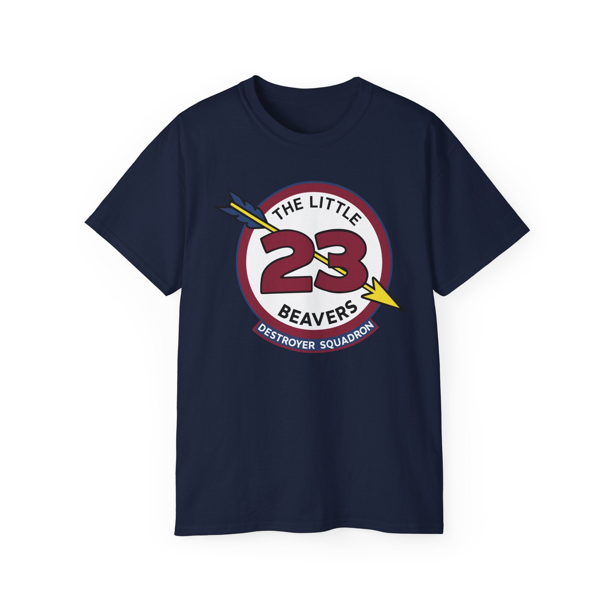 Unisex Ultra Cotton T-Shirt - Navy - Destroyer Squadron 23 (DESRON-23) wo Txt