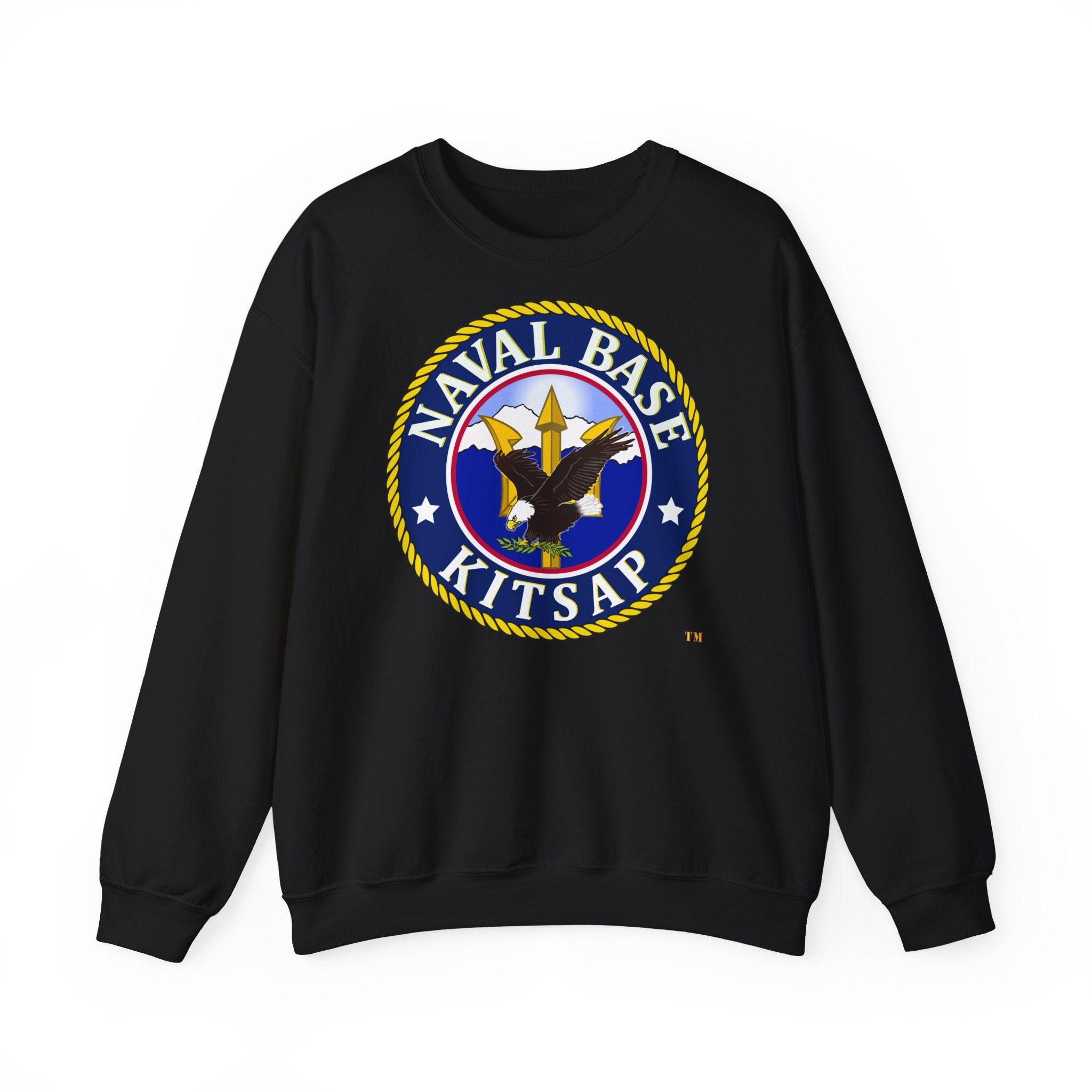 Unisex Heavy Blend™ Crewneck Sweatshirt - Navy - Naval Base Kitsap wo txt