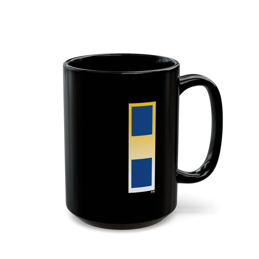 Black Mug (11oz, 15oz) - Navy - Warrant Officer 1 - W01 wo txt