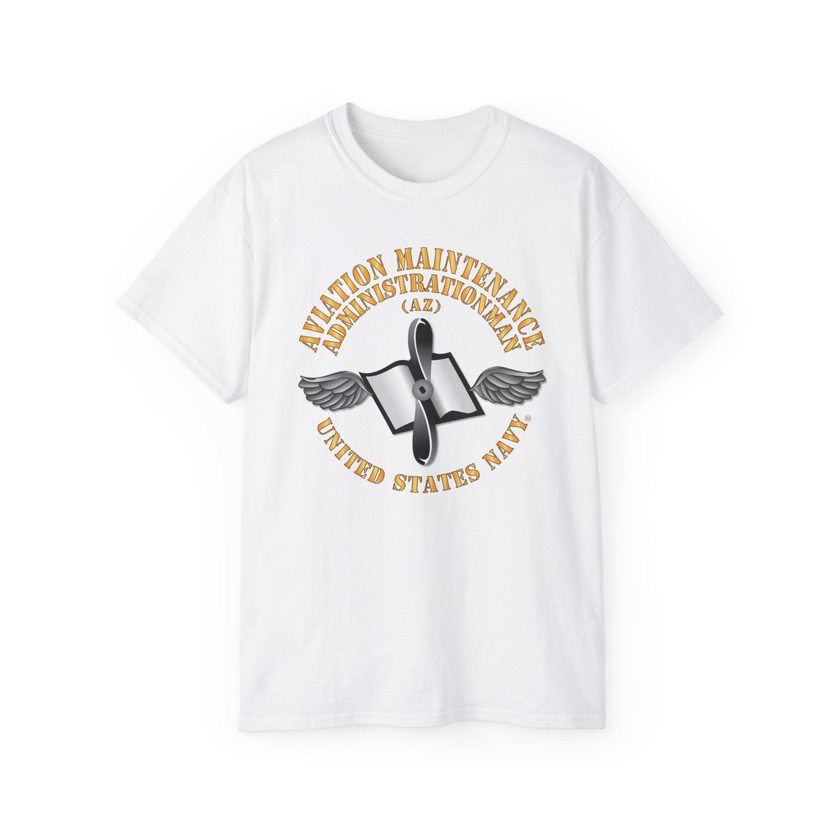 Unisex Ultra Cotton T-Shirt - Navy - Rate - Aviation Maintenance Administrationman (AZ)