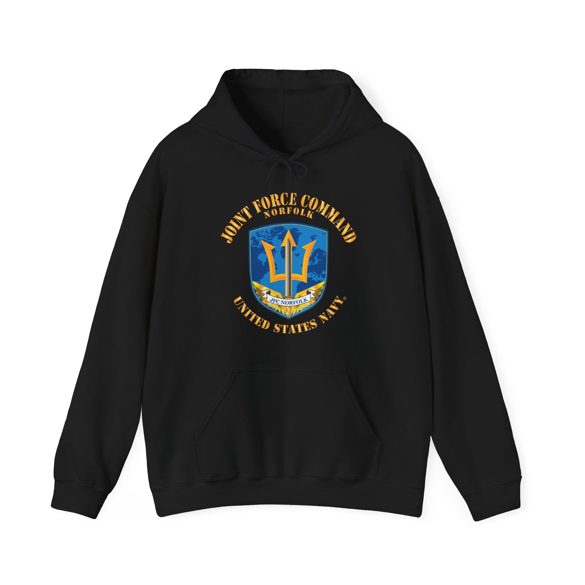 Unisex Heavy Blend™ Hoodies - Navy - Joint Force Command - Norfolk
