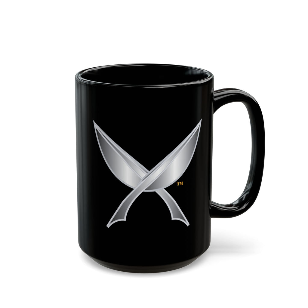 Black Mug (11oz, 15oz) - Navy - Rate - Yeoman (YN) wo txt