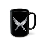 Black Mug (11oz, 15oz) - Navy - Rate - Yeoman (YN) wo txt