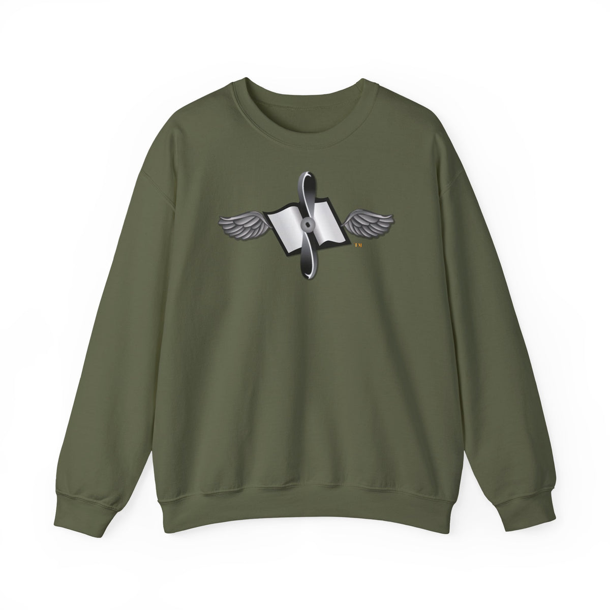 Unisex Heavy Blend™ Crewneck Sweatshirt - Navy - Rate - Aviation Maintenance Administrationman (AZ) wo txt