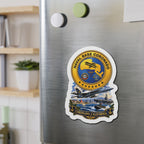 Die-Cut Magnet - NAVY - Naval Base Coronado - Crest w Scene - Coronado California - 3D - Enhanced