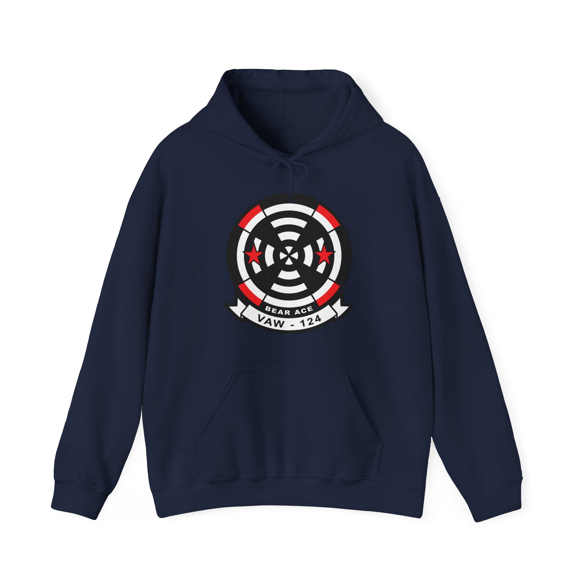 Unisex Heavy Blend™ Hoodies - Navy - Airborne Command & Control Squadron 124 (VAW-124) wo txt