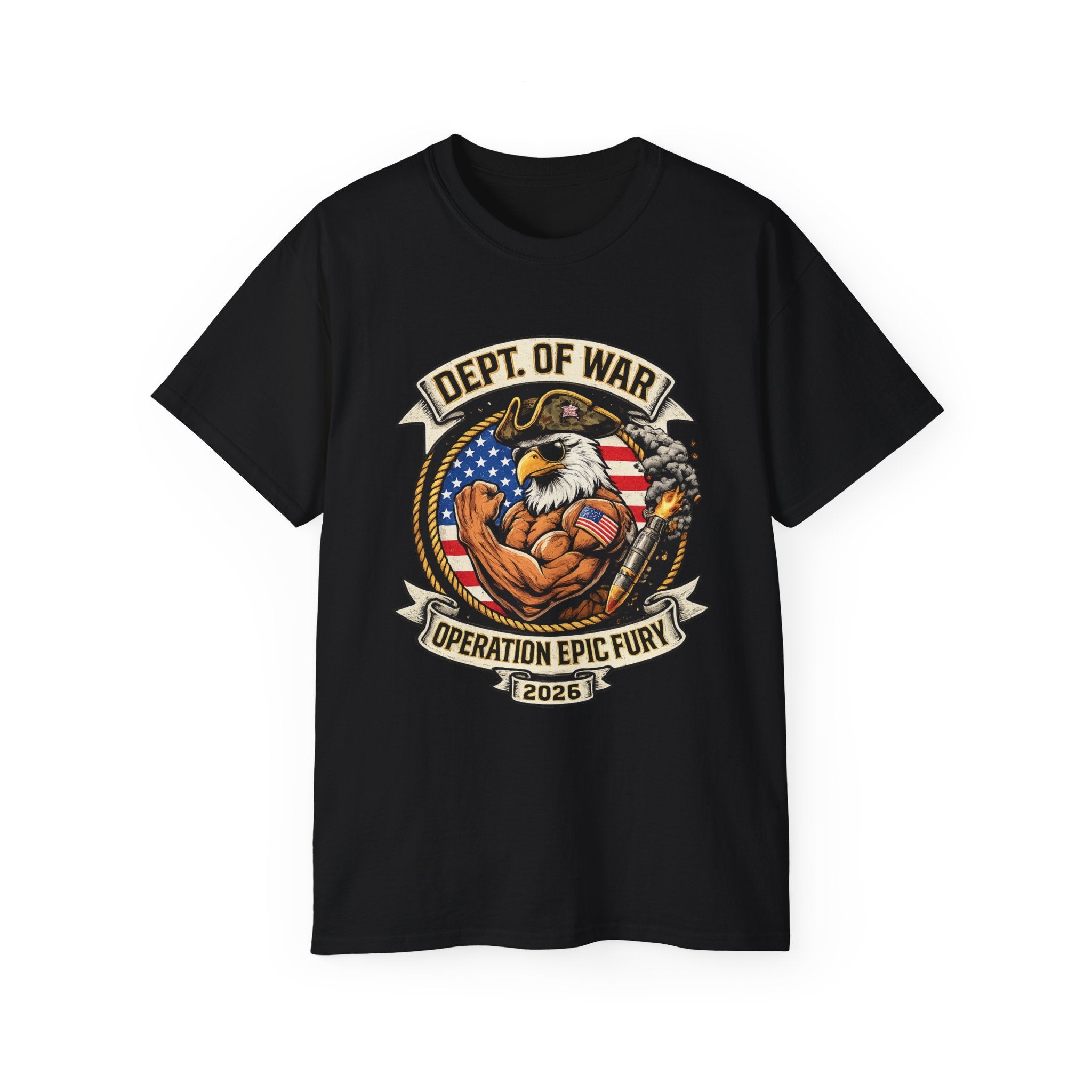 Operation Epic Fury Unisex Ultra Cotton T-Shirt — Military-Inspired Graphic Tee