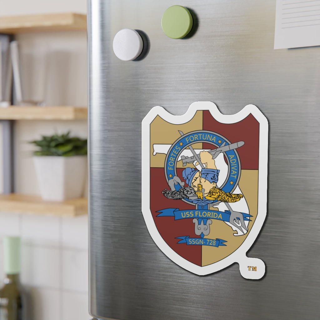 Die-Cut Magnet - Navy - USS Florida (SSGN-728) wo txt