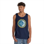 Unisex Heavy Cotton Tank Top - Navy - USS Dwight D. Eisenhower (CVN-69) - Operations Department wo txt