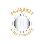 Kiss-Cut Vinyl Decal - Navy - Rate - Engineman (EN)