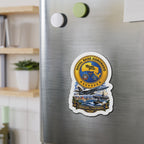 Die-Cut Magnet - NAVY - Naval Base Coronado - Crest w Scene - Coronado California - 3D - Enhanced