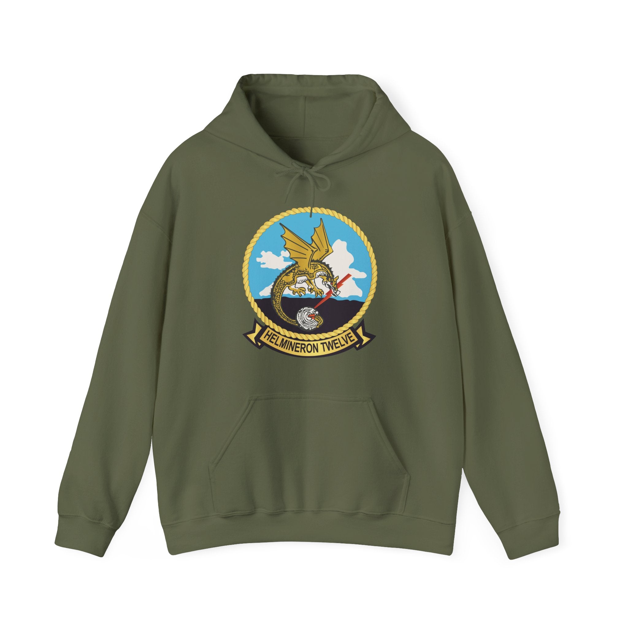 Unisex Heavy Blend™ Hoodies - Navy - Helmineron Twelve (HM-12) wo Txt